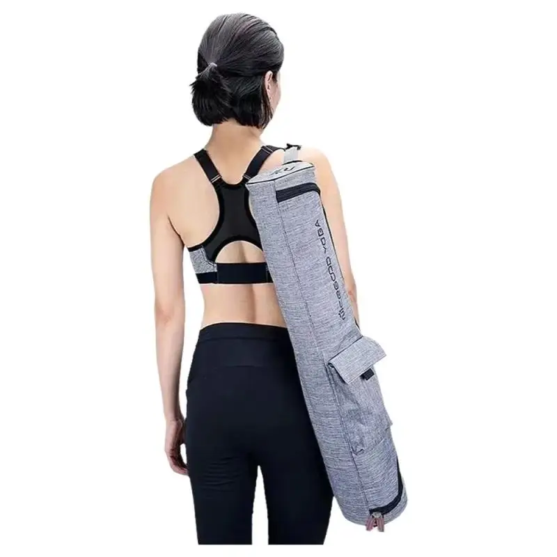 

Многофункциональная сумка для йога-матов, холщовая сумка для йоги, рюкзак для йоги на одно плечо, большая сумка для йога-матов, спортивная сумка для фитнеса (без матов)