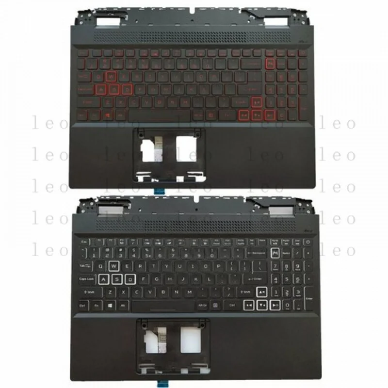 

WW For Acer Nitro 5 AN515-58 AN515-46 N22C1 Palmrest Upper Case US Backlit Keyboard