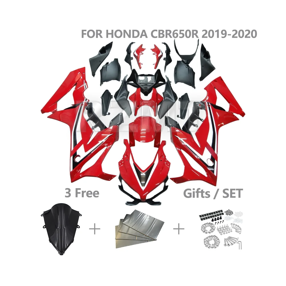 

Индивидуальный обтекатель для HONDA CBR650R 2019 2020 CBR 650R 650CC, комплект обтекателей для кузова мотоцикла, инъекционный АБС-пластик H0619-101a