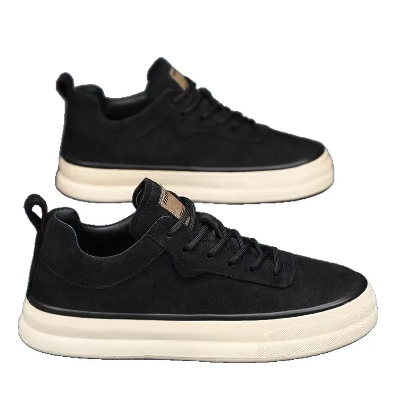 Men's Casual Shoes Luxury Suede Sneakers Platform Vulcanized Shoes Comfortable Sport Running Shoe Skateboard Shoes for Men Tenis - view 5