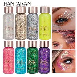 Handaiyan Eye Glitter เล็บ Body Face สติกเกอร์เจล Art เลื่อมหลวมครีมเครื่องเพชร Rhinestones แต่งหน้าปาร์ตี้เทศกาล