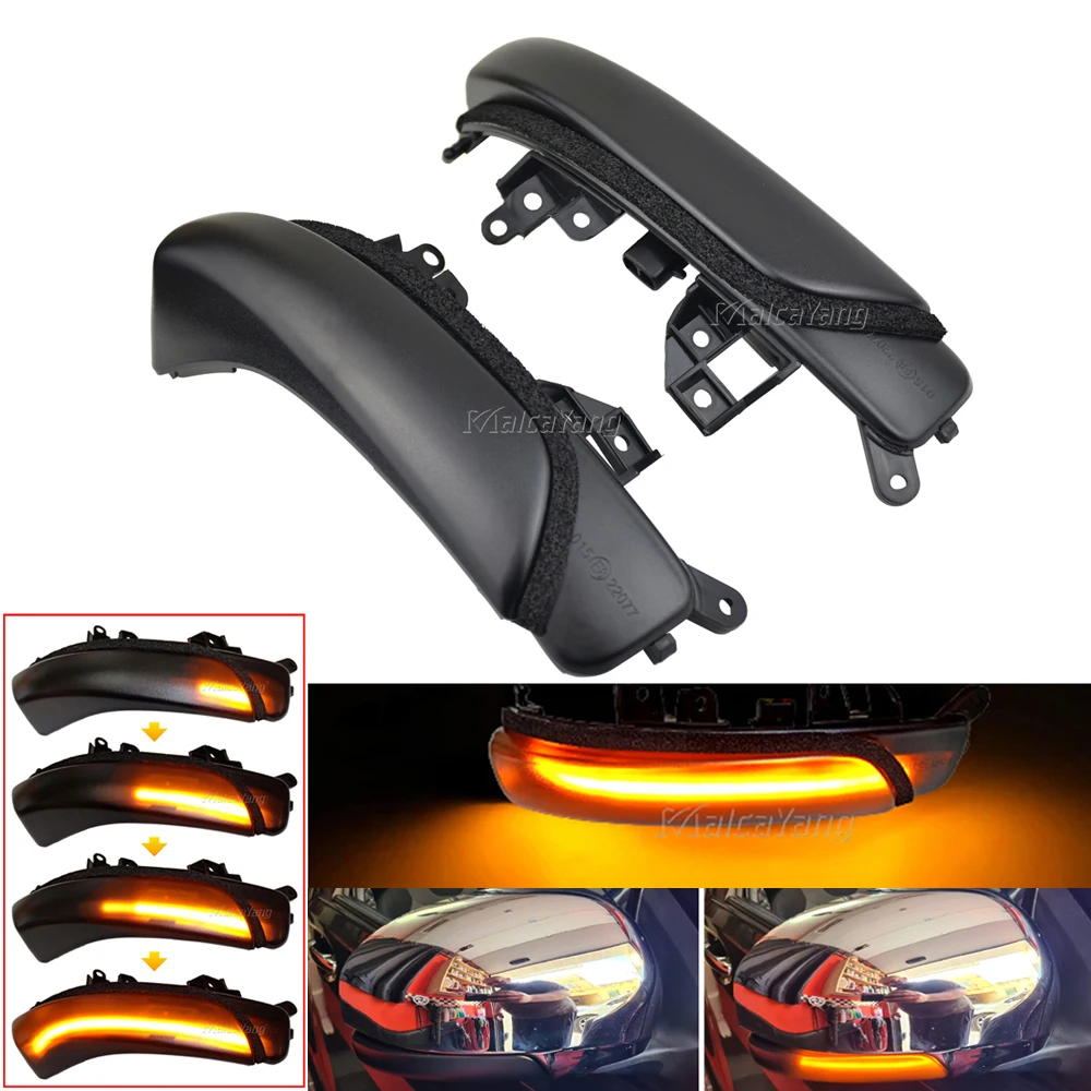 2pcs Dynamic Blinker For Toyota PRIUS ZVW30 REIZ GRX130 CROWN WISH CAMRY LED Turn Signal Side Mirror Flasher Repeater Light