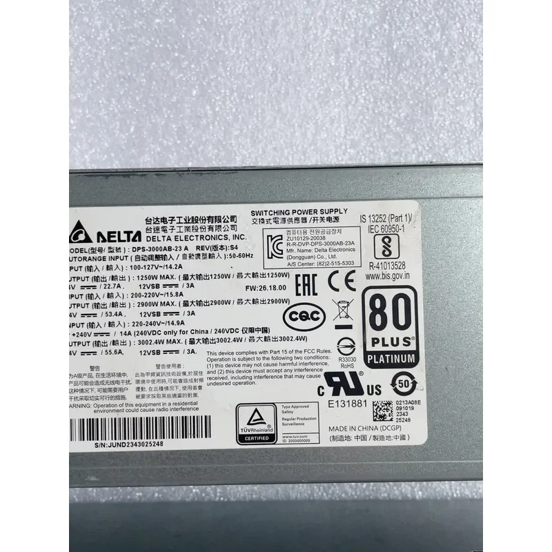 for Anqing AI Server EG443GX-G30 Power Supply