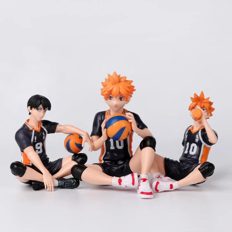 Haikyuu!! Figures Anime Hinata Shoyo Tobio Kageyama Doll PVC Model Action Figure Room Decor Toys for Children Gift