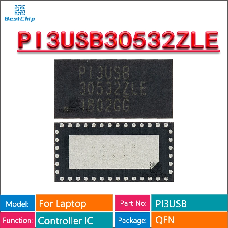 2-10Pcs 100% New Free Shipping  PI3USB30532ZLEX PI3USB30532ZLE TQFN-40