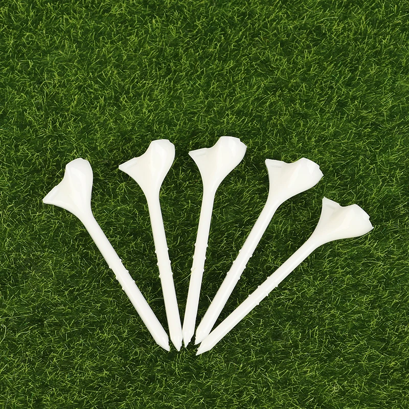 5Pcs ABS Plastic Golf Tees Holder Ball Nail 10 Degree Oblique Insertion Reusable Tee For Golfer Gift Golf Ball Holder Golf Tee