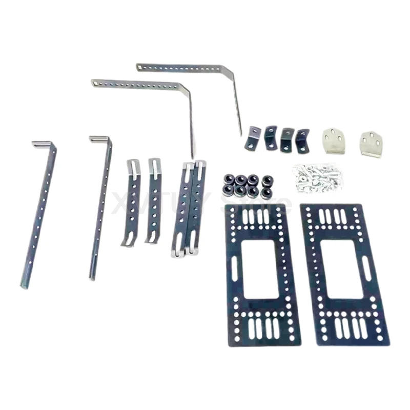 

Universal Aluminum Motorcycle Side Box Bracket for Yamaha Kawasaki Suzuki Honda - Rear Side Luggage Case Carrier Rack Frame Kits