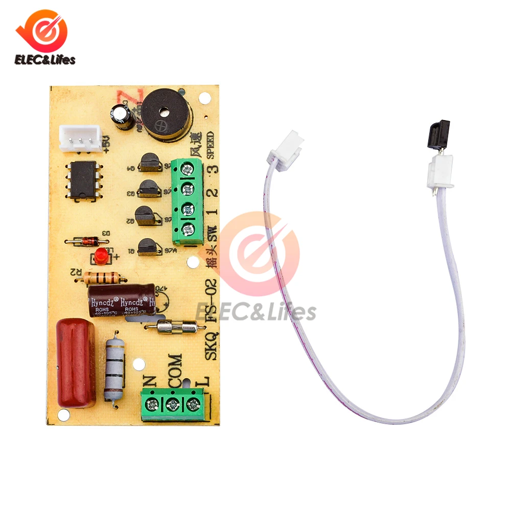 Imagem -04 - Universal Ventilador de Controle Remoto Modificado Placa de Circuito Placa de Controle Elétrico Ventilador Universal Placa de Computador tipo 110v240v
