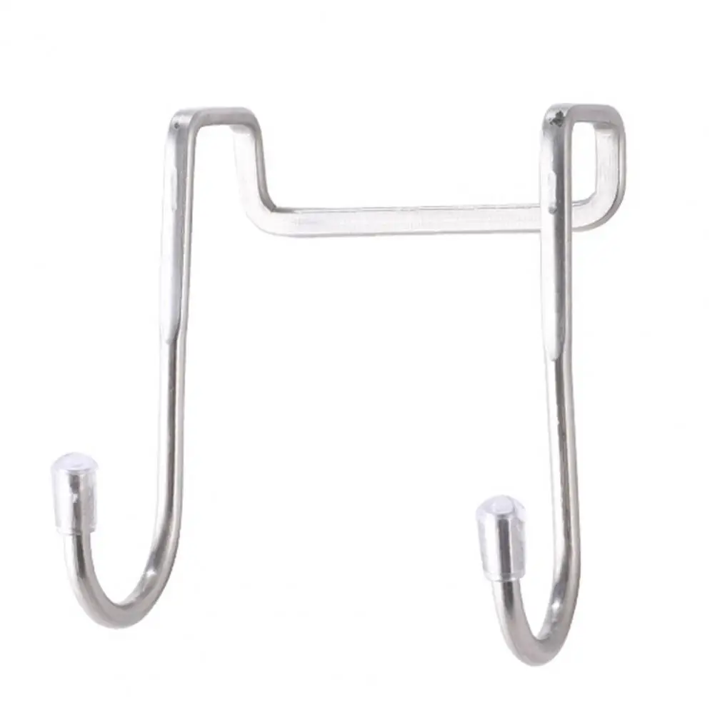 Stainless Steel Door Hook Double Groove Design Hook Stainless Steel Double S-shape Hook for Kitchen Bathroom Cabinet Door Back