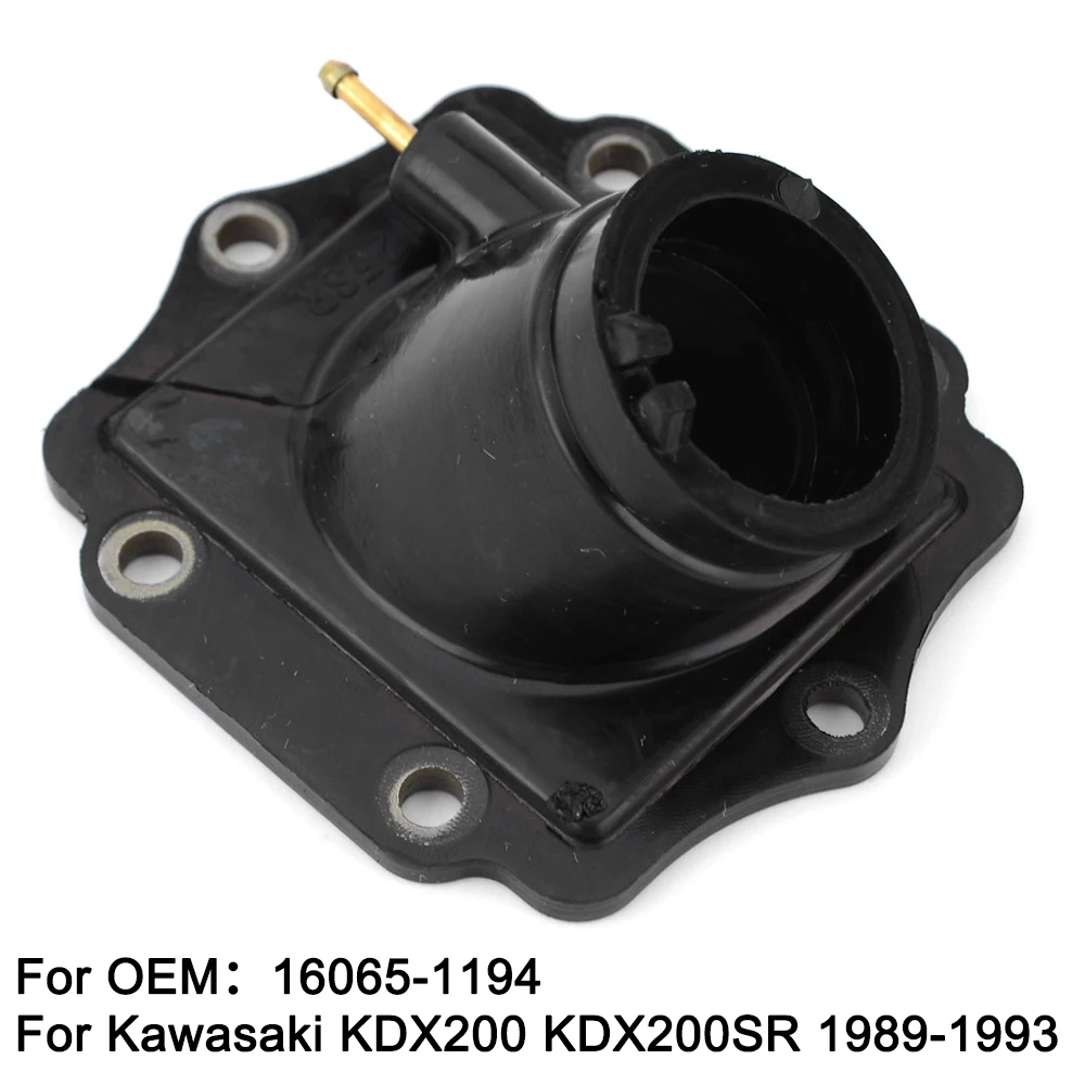 Części motocyklowe przegub gaźnika Adapter interfejsu kolektora dolotowego dla Kawasaki KDX200 KDX200SR KDX 200 1989-1993 16065-1194