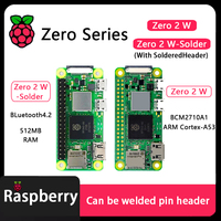 Official Original Raspberry Pi Zero Zero W Zero 2 W Zero-Solder Zero W-Solder with SolderedHeader 512MB Boardcom Chip