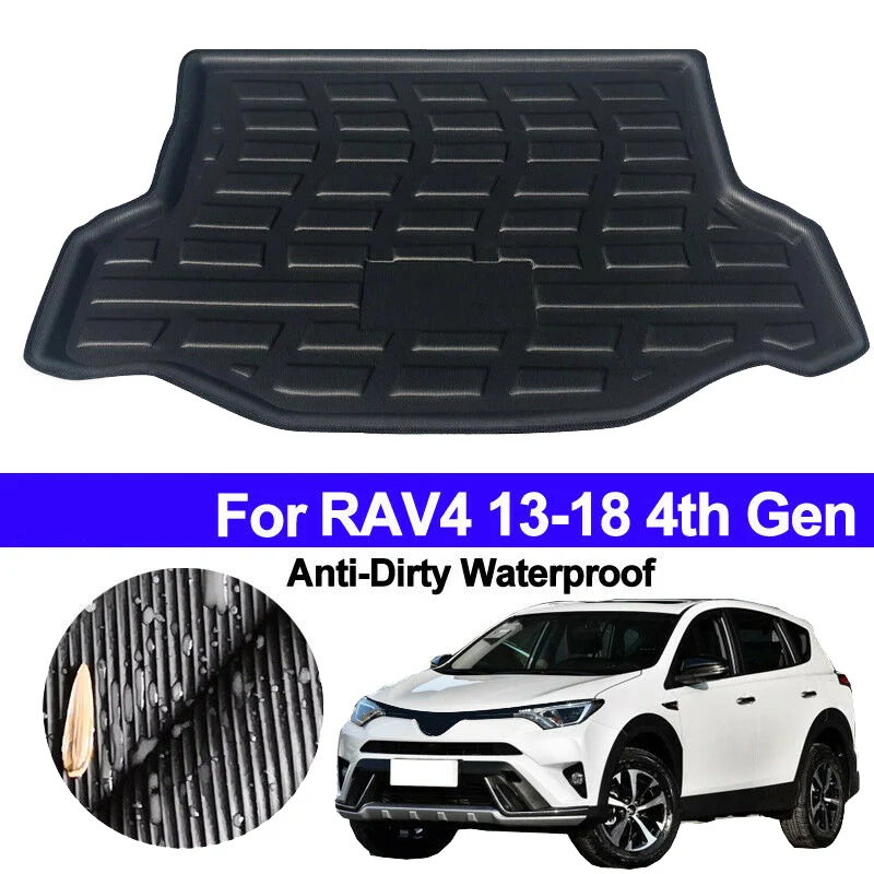 

Rear Boot Cargo Liner Trunk Floor Mat Tray Carpet Protector For Toyota RAV4 2013 2014 2015 2016 2017 2018