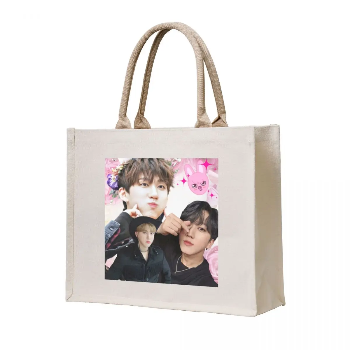 

Changbin Collage Design Tote Bag Custom bag shopper bag women supermarket folding Women's tote