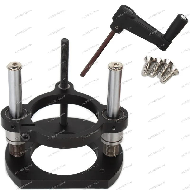 65mm Inverted Lifting Base for Wood Router, Lifting Worktable for Grooving Tenoning Trimming Chamfer Milling