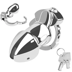 2024 NEW Male Chastity Device Penis Ring Size Adjustable Metal Cock Cage Sex Toys for Men Penis Urethral Lock Adult Game