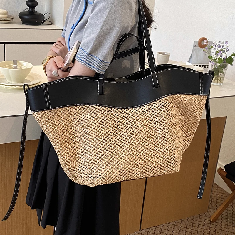 Vsper Branded Straw Knitted Bi - Crochet Bag Raffia ulasan dan harga
