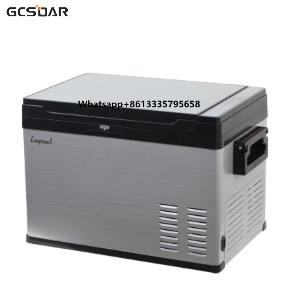 

GCSOAR Car Battery Protection LP-25QG 12v 24v Small Car Portable 25L Fridge Freezer Refrigerator for Travel