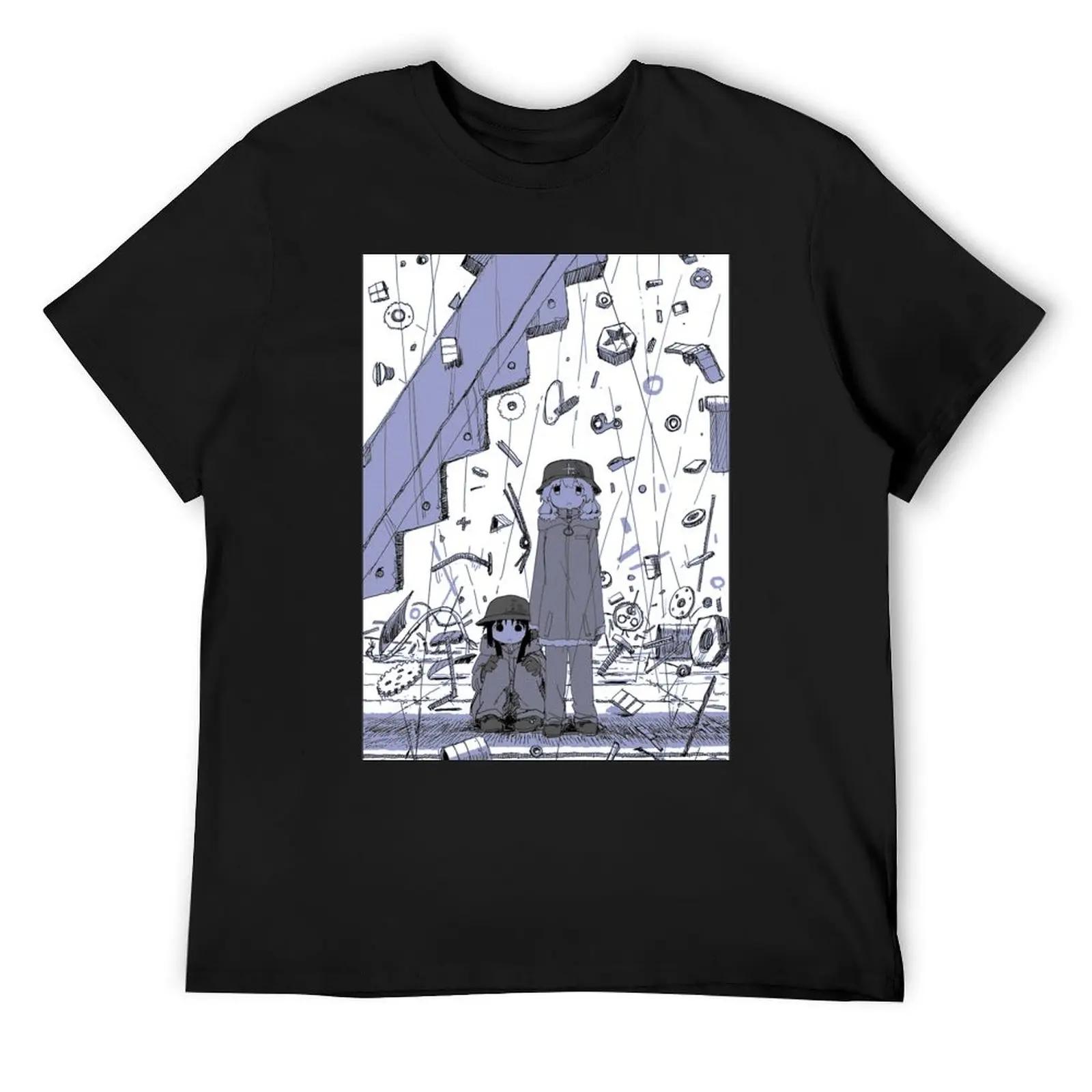 

shoujo shuumatsu ryokou girls last tour T-Shirt for a boy plus sizes oversized t shirt men