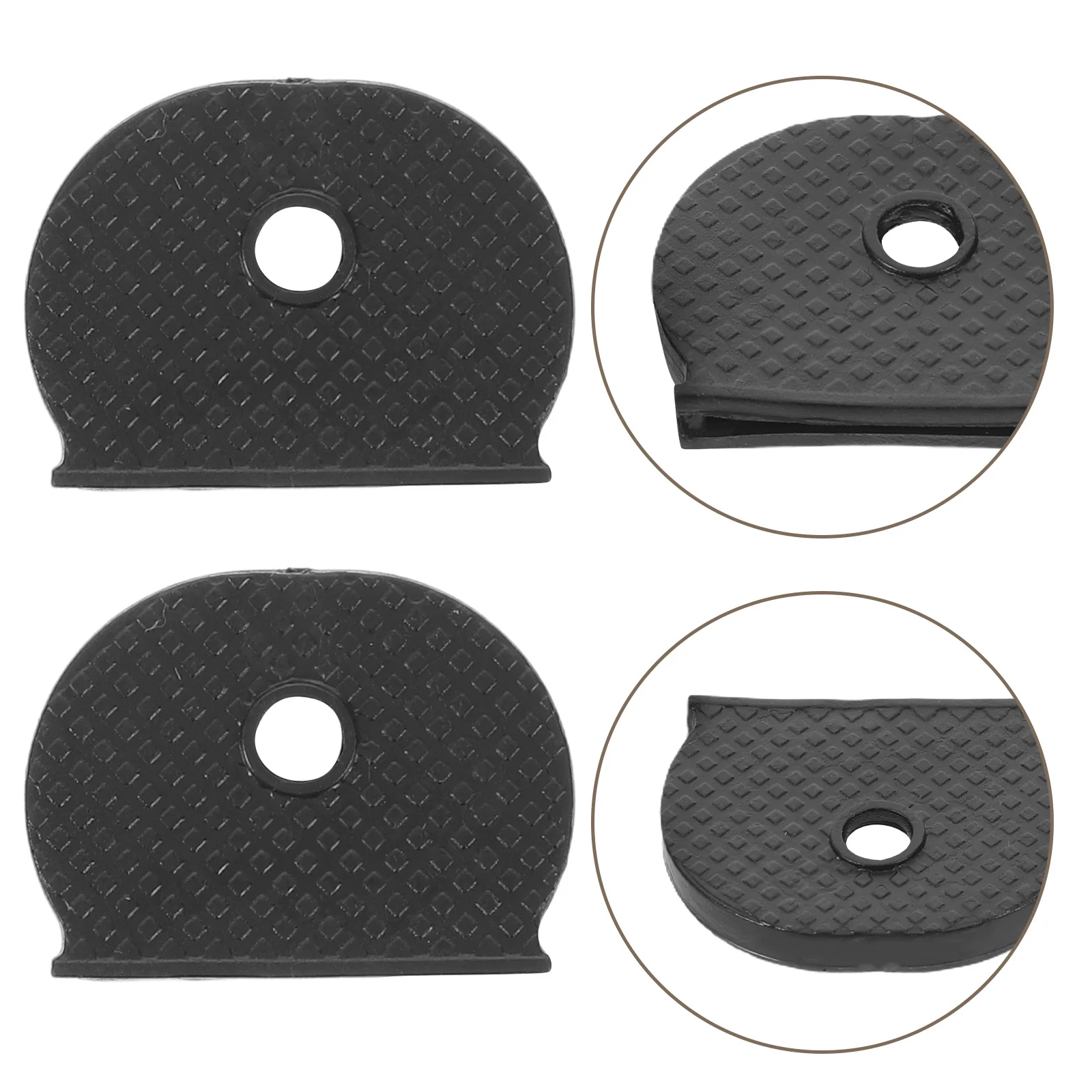 

60pcs Silicone Protector Cover Black Marker Tags Waterproof Key Fob Guard For Car House Office Keys - Key Ring Accessories