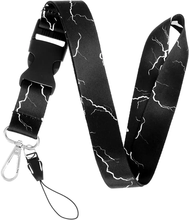 Hot 10pcs Fashion Marble Stripes Key Mobile Phone Lanyard Phone Neckband Key Chain Sling  ID Badge Factory Wholesale H-03