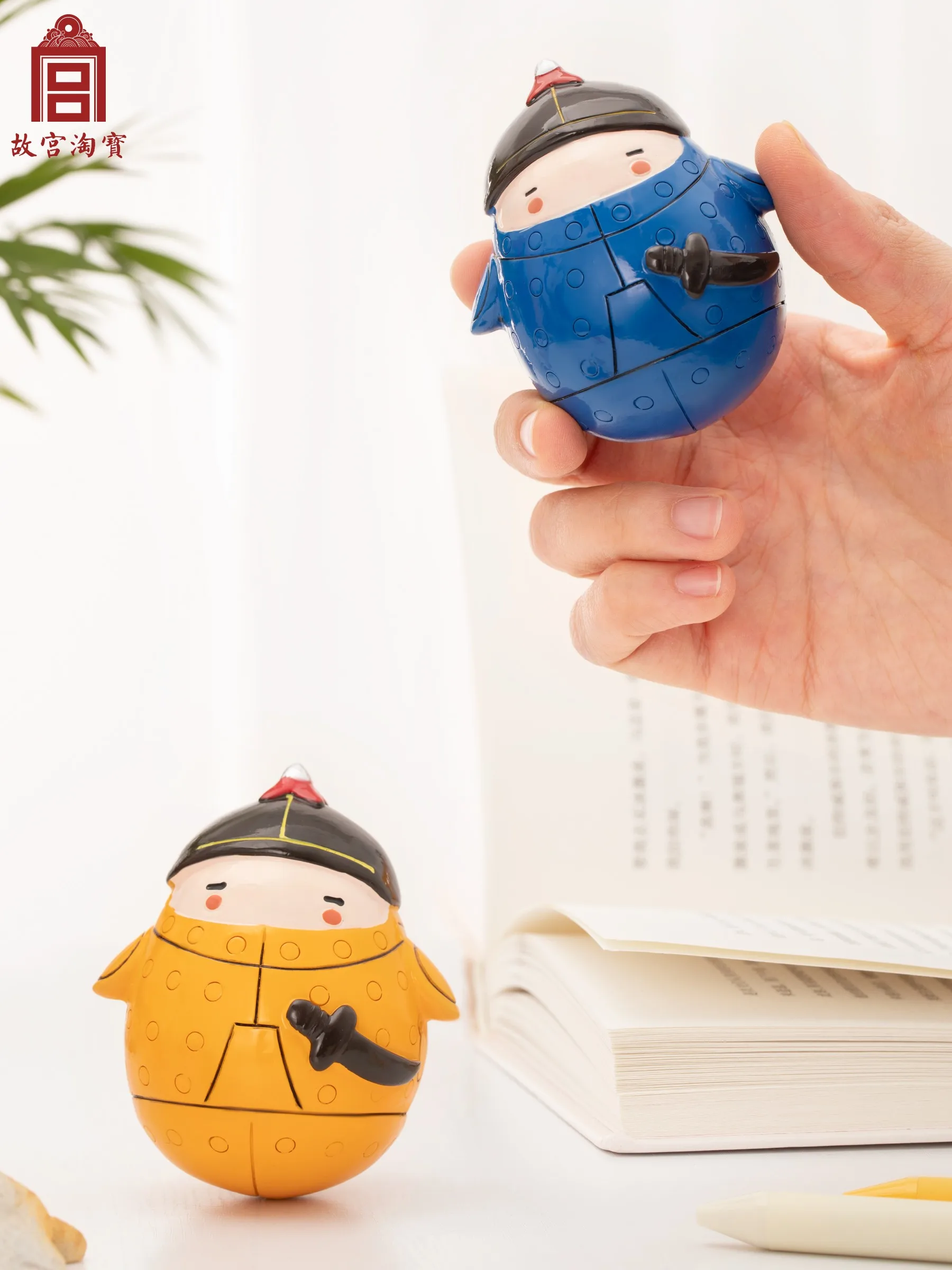 دمية The Eight Banners لتزيين طاولة غير قابلة للتشوه للمدينة المحرمة، هدية عيد ميلاد، هدية ثقافية وإبداعية