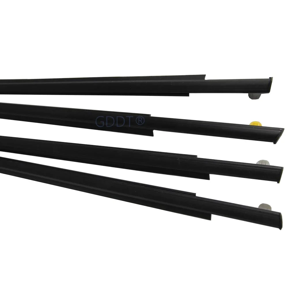 نافذة المطاط السير الوقائي لتويوتا بريوس ، حامي الزجاج ، بريوس C ، خارج مجموعة كاملة ، 75720-47010 ، 2004-2009 ، 4 قطعة #2