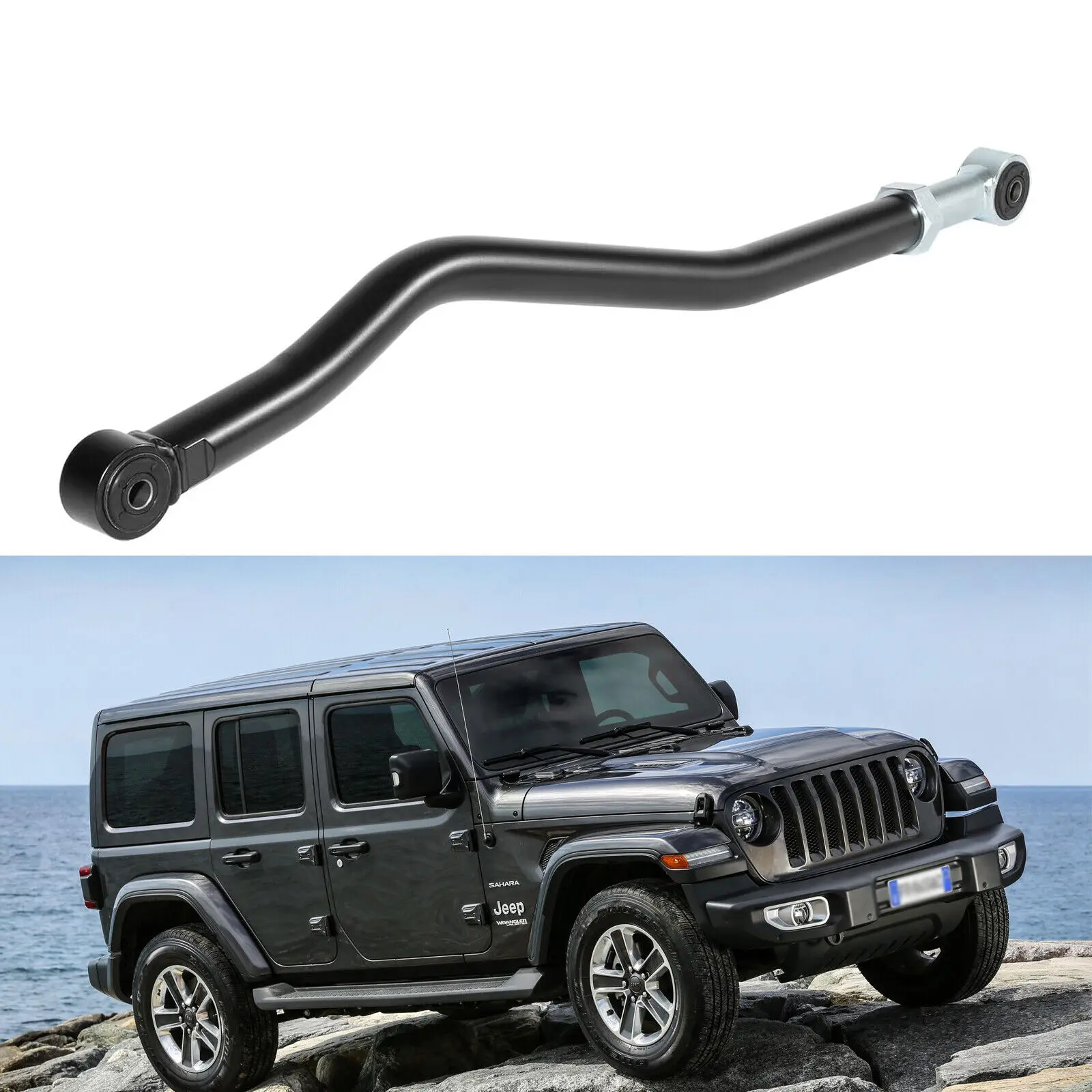 TML Front Forged Adjustable Track Bar Fit for Jeep Wrangler JK/JKU 2007-2018 with 1-6