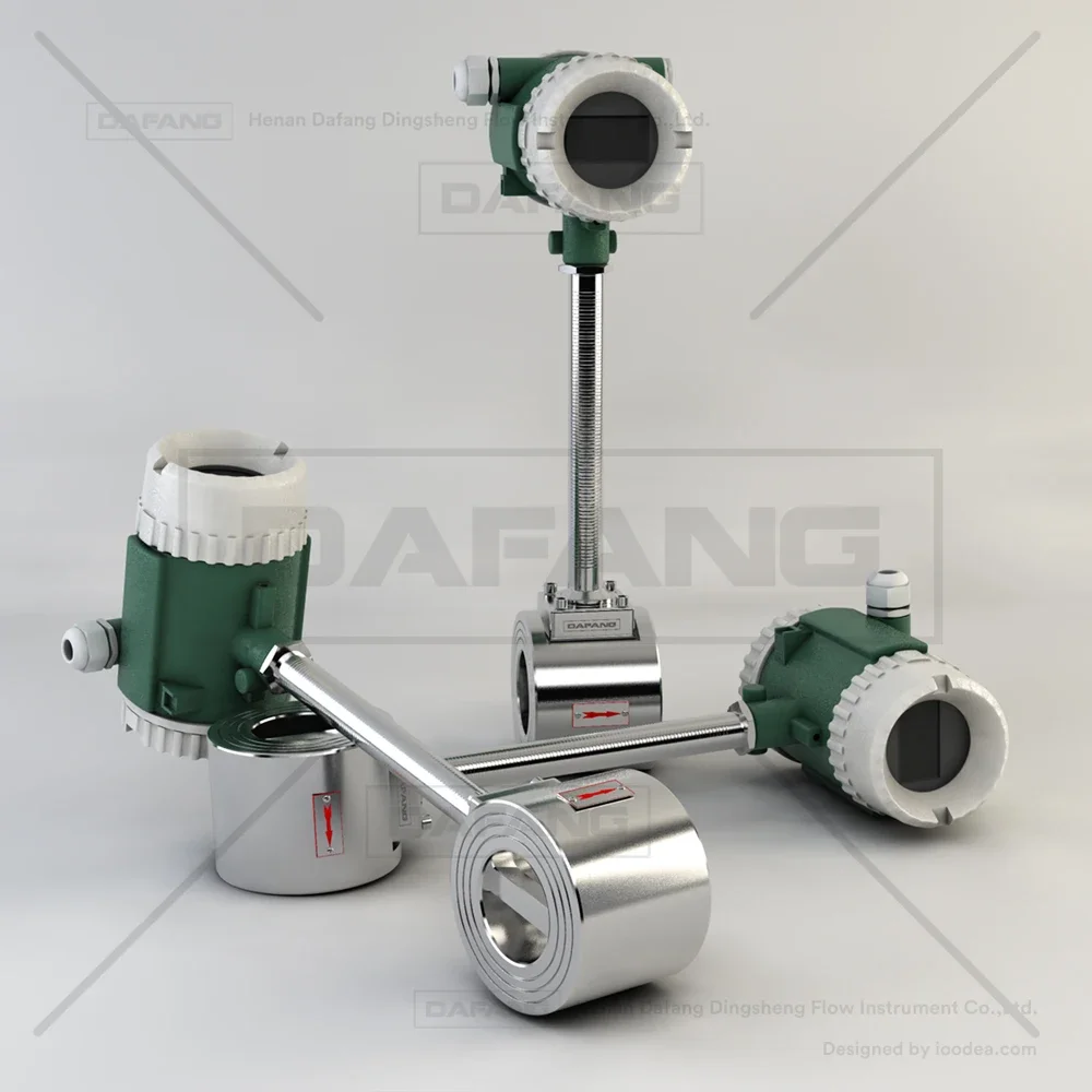 Dn150 Kaifeng Medidor De Flujo Large Steam Flowmeter  Chlorine Nitrogen Biogas Flowmeter Digital Mass Air  Flow Meter