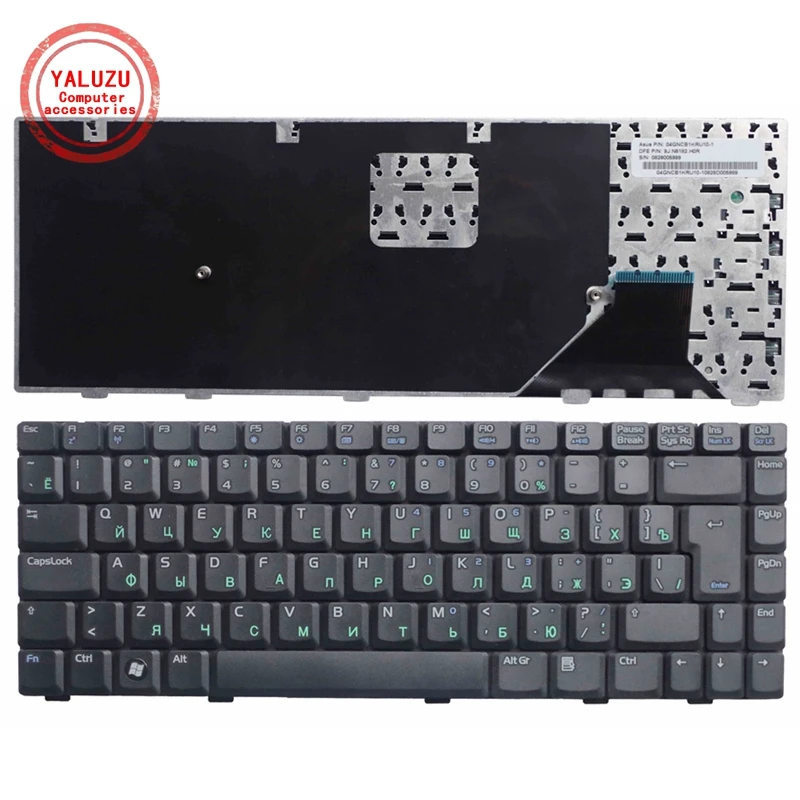 

YALUZU Russian Black New RU Laptop Keyboard For ASUS Z99J Z99D Z99M Z99H W3000 Z99HE A8E Z99Je A8Fm F8 F8H W3N Z99Ja Z99Jm A8Ja