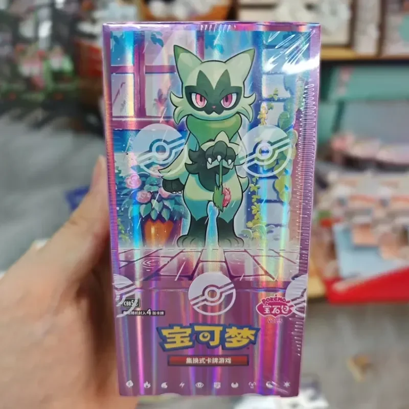 En Stock, 100% Original, Paquete de Gemas Pokémon vol. 5, Colección en Chino Simplificado, Paquete de Gemas vol. 4, Caja de Sobres PTCG, Regalo Sellado Original