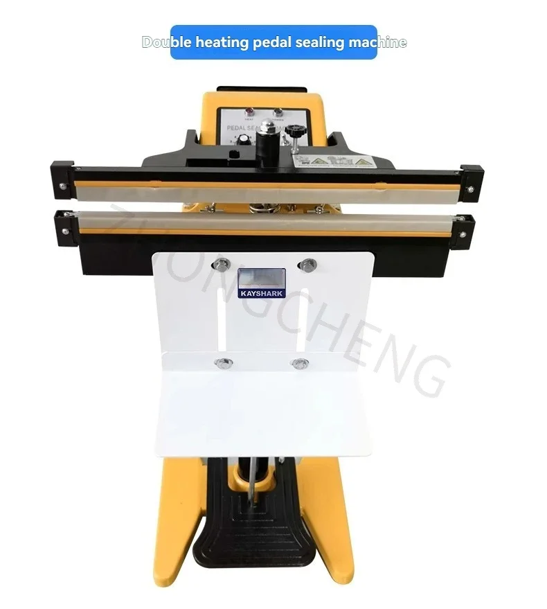 1PC Continuous Cutting of Heat Shrinkable Film for Plastic Bags and PE Film Bags By Foot Sealing Machine