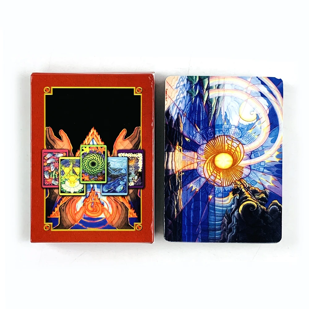 New Oracle Cards For The Visionary Path A 64 Pcs Oracle Cards Integrating Math, Science, and Spirituality,Party Cards Game