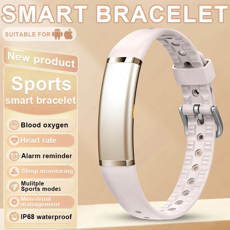 

Ultra Thin No Screen Smart Bracelet Alarm Reminder Health Sleep Monitor Sports Tracker Menstrual Management Women Smart Watches