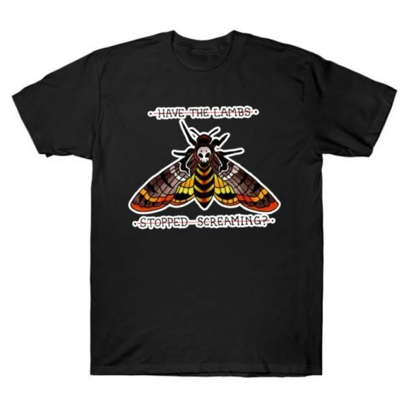 

HAVE THE LAMBS STOPPED SCREAMING Silence of the lambs Horror movie Hannibal Gift t shirt Scary Cannibal Graphic Clothes S-6XL