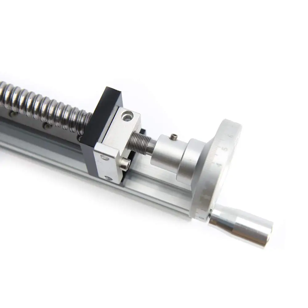 Brand: Manual Actuator Sliding Table Stage Cross Slide Linear Slide Rails Ball Screw Guide W/Handwheel, Stroke 200/900mm