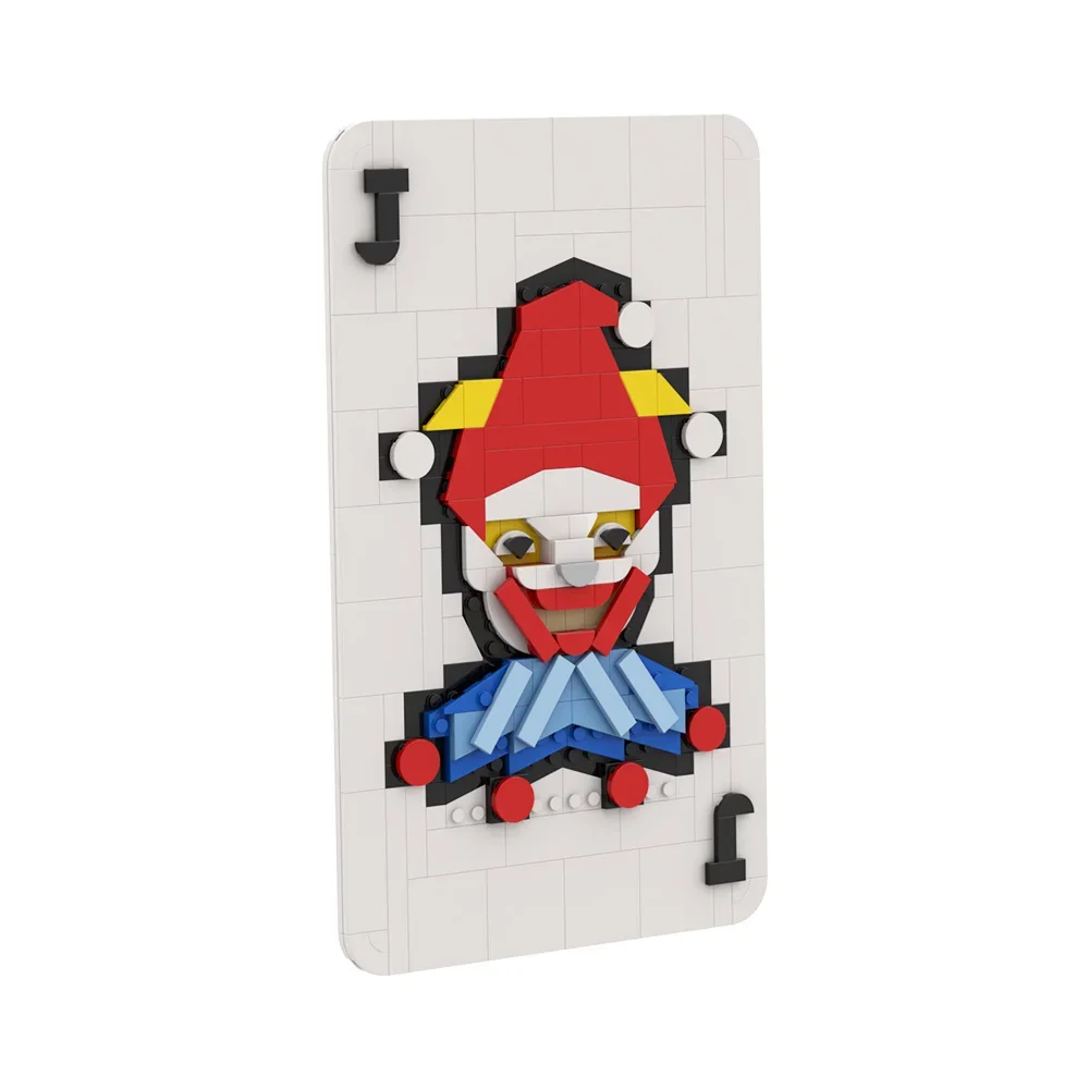 MOC Balatro Model Building Blocks Poker Joker Figure Card Party Tabletop Game Bricks Casual Puzzle Toys Adult Gift