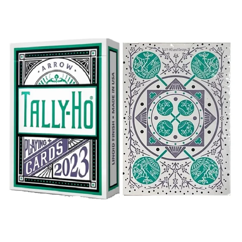 

Tally-Ho Arrow Playing Cards Fan Back Deck Card Games Magic Tricks