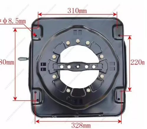 360° Rotating Heavy-Duty Seat Turntable - for Van, RV, Light Truck & Commercial Vehicle Seat Modification