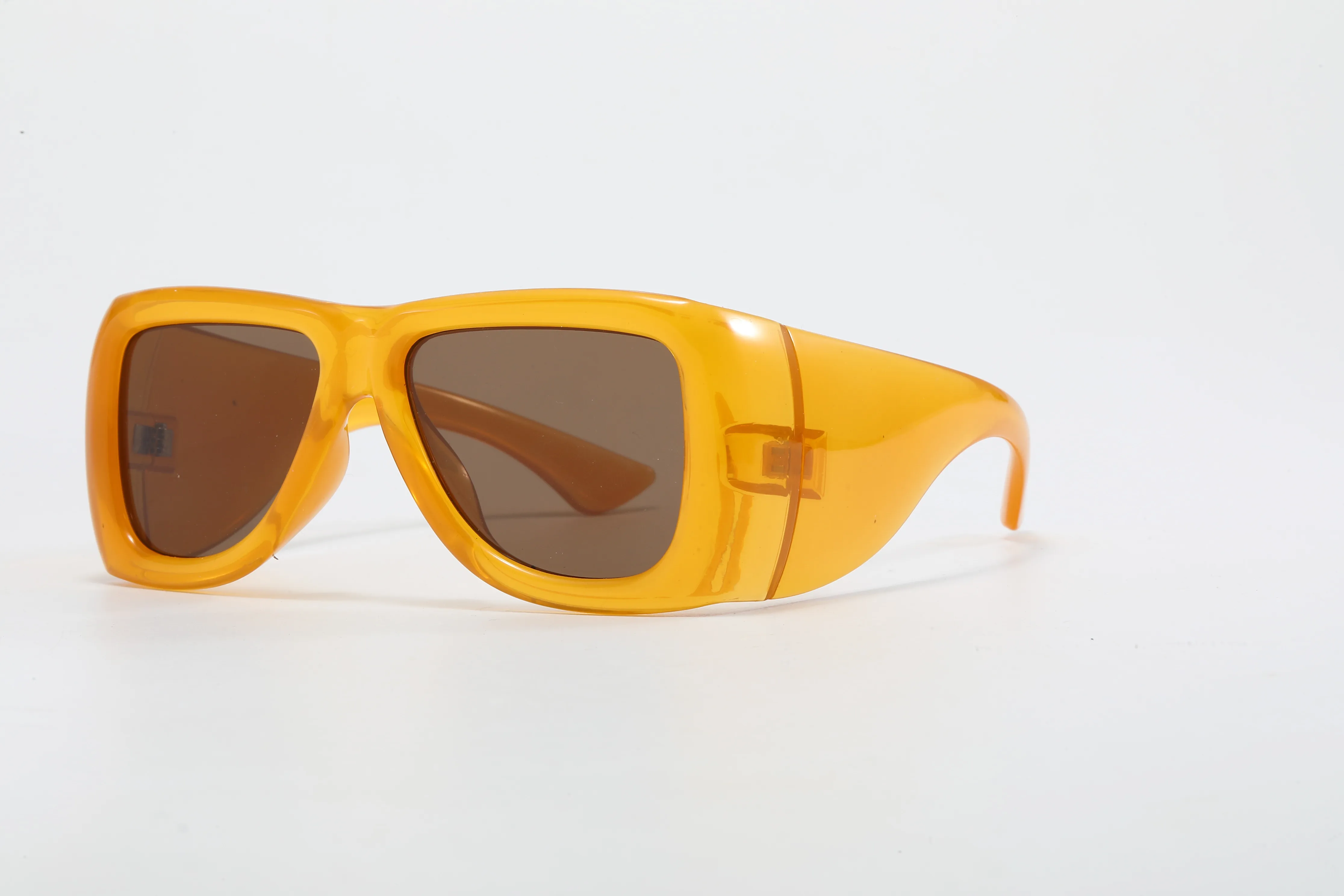 2026 Neue Mode Übergroße Quadratische Y2K Sonnenbrille für Damen Luxusmarke Schwarze Punk-Sonnenbrille für Herren Coole Hip-Hop-Sonnenbrille für Draußen – Detail 14