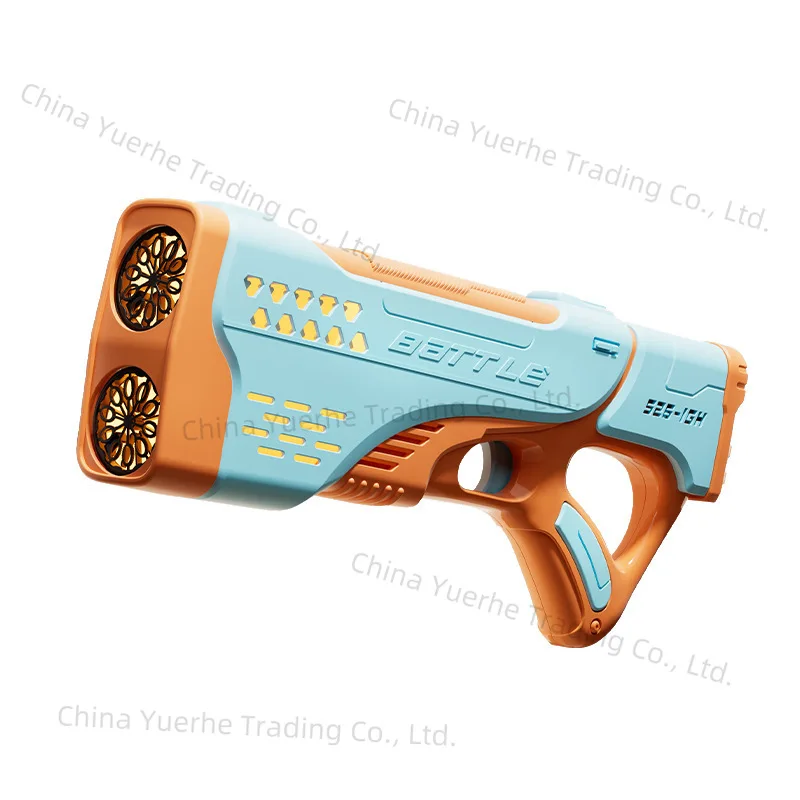 

Electric double cylinder bubble gun stick handheld bubble blowing machine accessories boys and girls gifts