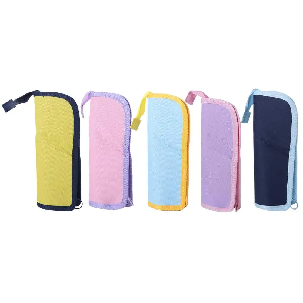 Pen Organizer Folding Pencil Case Creative Stainproof Stationery Bag Portable Simple Storage Bag Desktop Organizer
