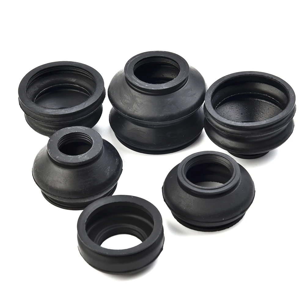Set of 14 Rubber Dust Boot Covers for Ball Joint Track Rod Ends with Flexible Design to Reduce Wear and Support Fuel Efficiency
