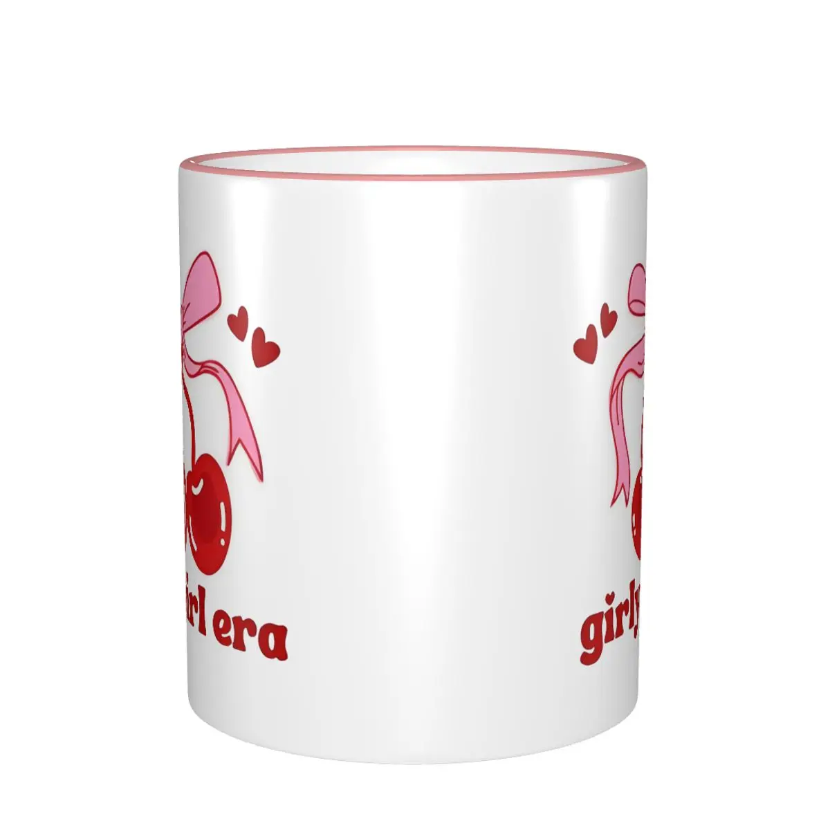 Sabrina Carpenter Pink Cherry Bow Girly Girl Pop Music Coffee Mugs Fun Cup For Home