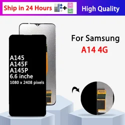 High Quality For Samsung A14 LCD A145F A145M A145P Display Touch Screen Digitizer Assembly For Samsung A14 4G A145 LCD
