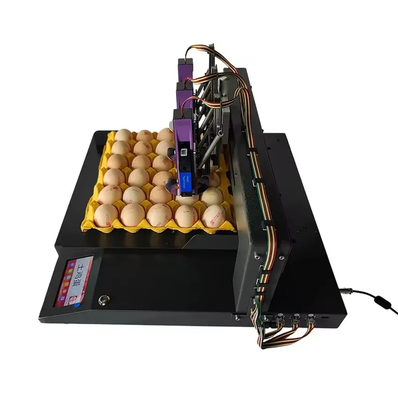 High Capacity 30000 Eggs Per Hour Automatic Marking Machine for Smart Egg Coding Solution Multi Language Support Factory