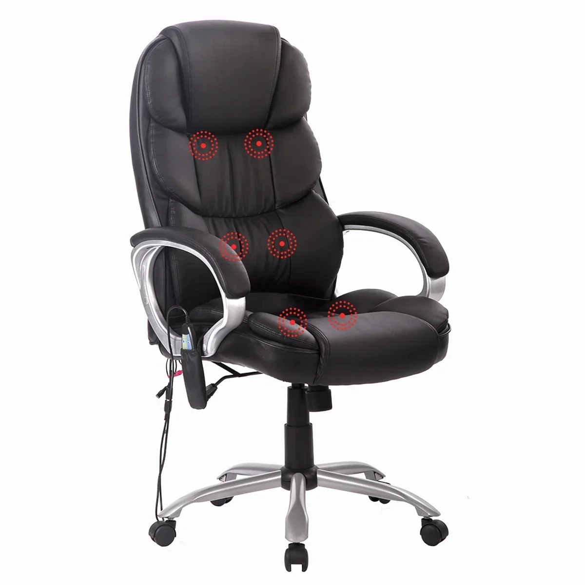 2026 High Quality New 6 Vibration Massage Office Chair Computer Office Chair