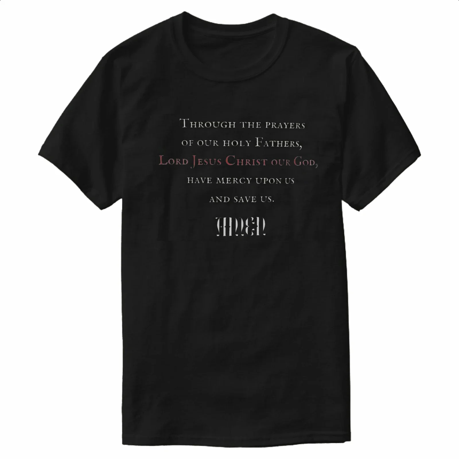 

Orthodox Christian Jesus Prayer Orthodoxy T-Shirt 100% Cotton O-Neck Summer Short Sleeve Casual Mens T-shirt Size S-3XL