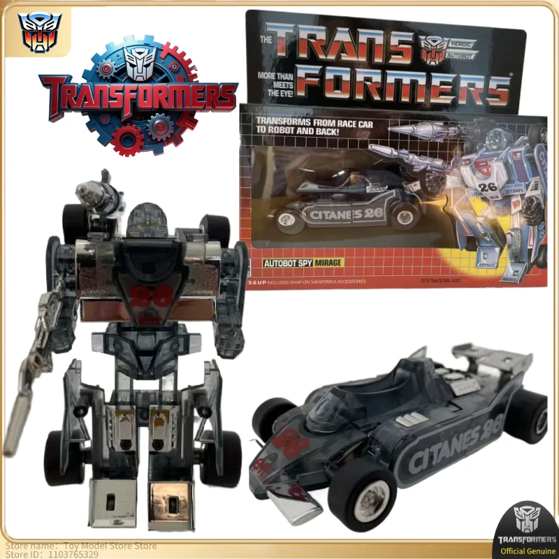 

14 см игрушки в наличии Трансформер G1 KO Прозрачные Фигурки Черного Миража Модель робота Коллекционные фигурки для подарка энтузиастов