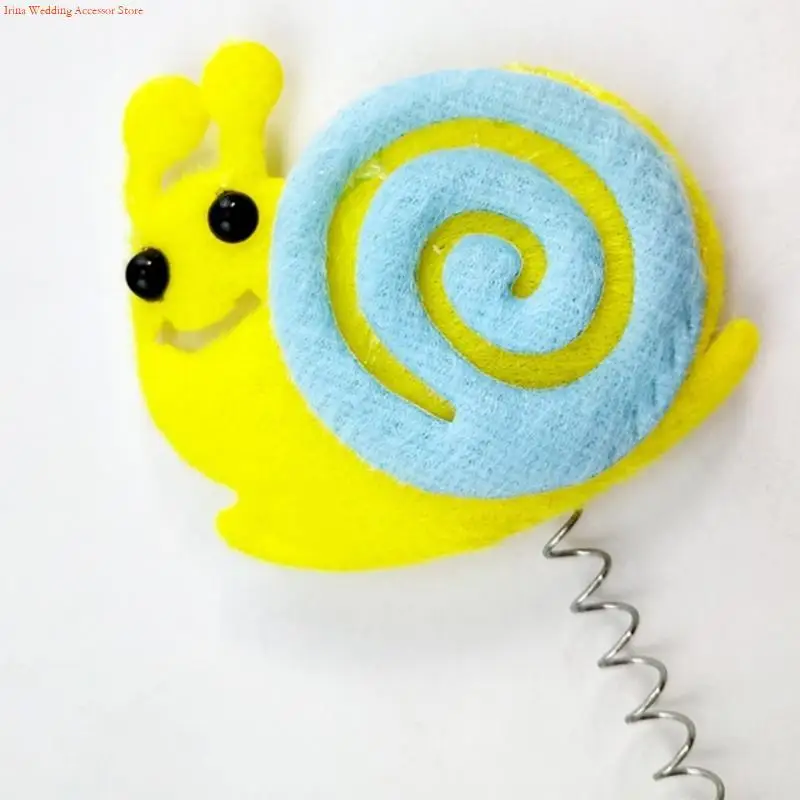 G92D Adorkable Snail Headpiece Prom Birthday Hair Bands Fun Headwear Cartoon Snail Festive Hair Headwear