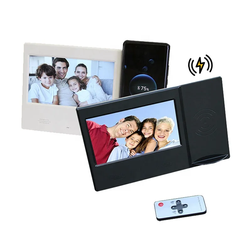 Point of sales Touch screen acrylic music video advertising display stand